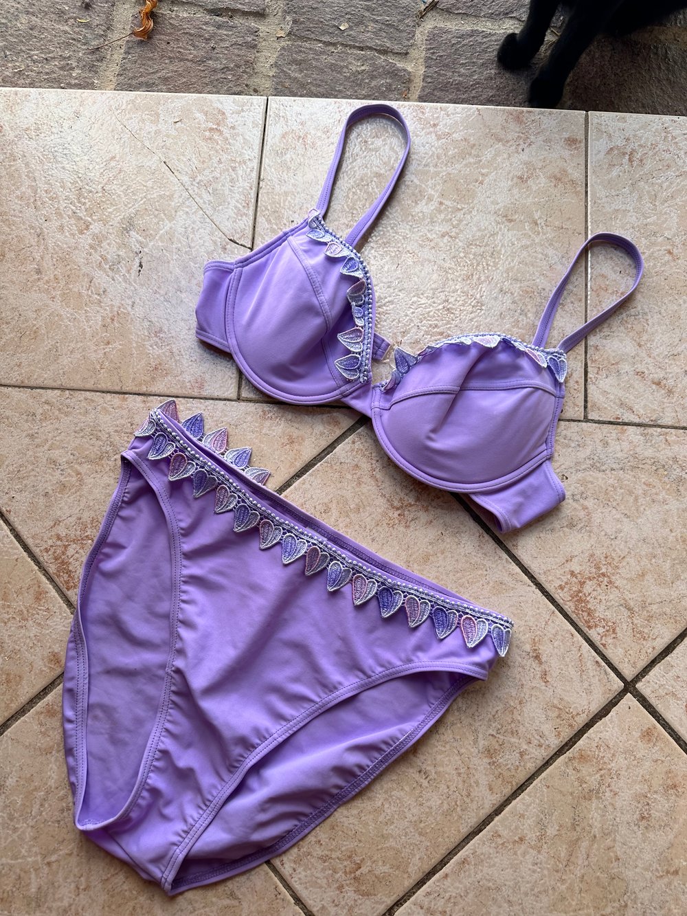 Image of 90's Lilac Bikini Set 14