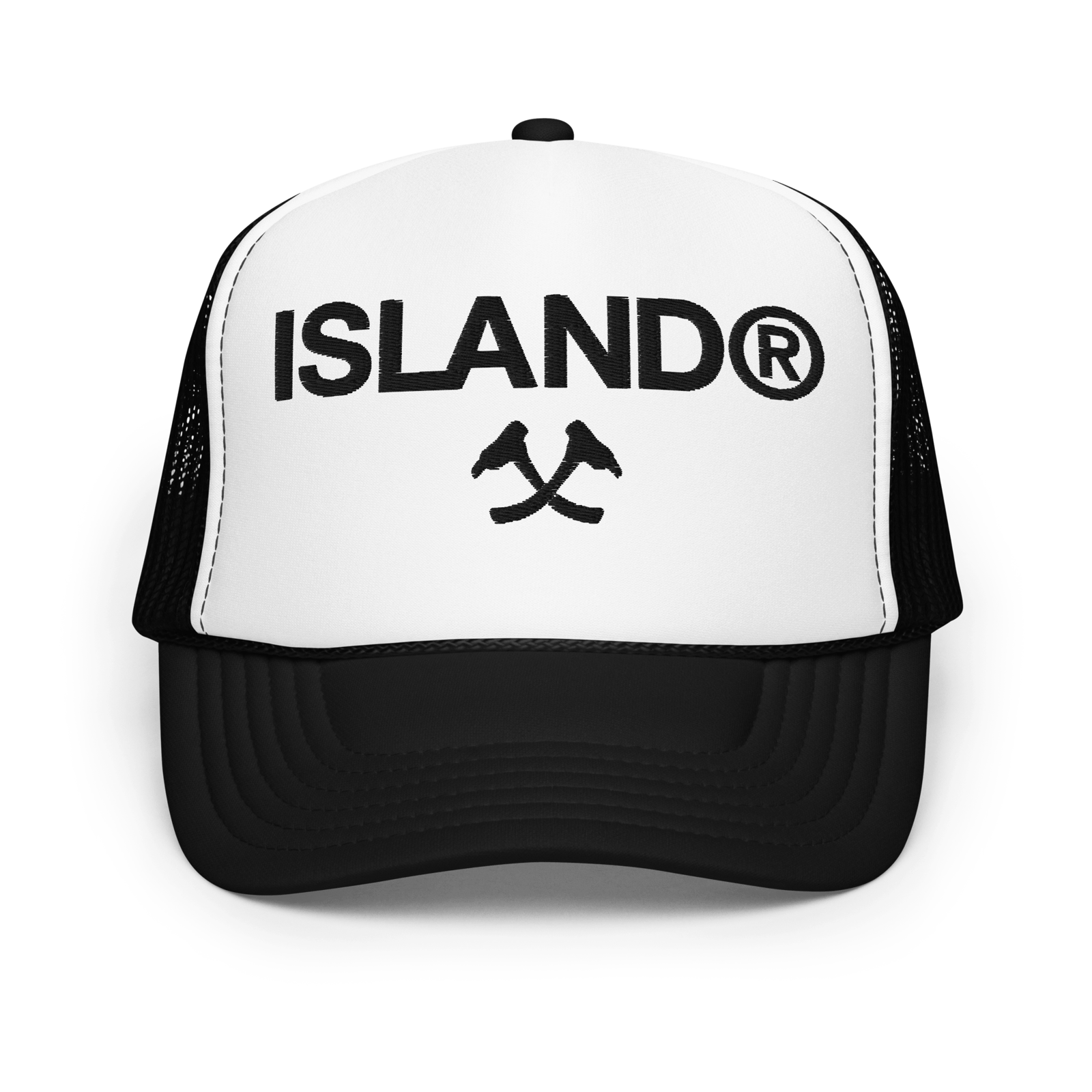 Tribe Marianas — Foam Trucker Hat (Black/White)