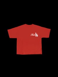 Image 1 of RED HUSTLA T SHIRT