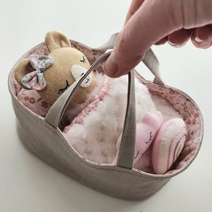 Image of Mini Doll Carry Basket Set