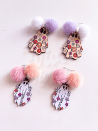 Image 5 of MTO Boho Ghostie Earrings