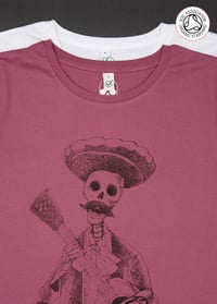 Image 8 of Day Of The Dead Organic Cotton Rolled Sleeve T-shirt