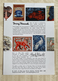 Image 3 of Mark Hearld and Jonny Hannah exhibition card