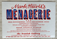 Image 2 of Mark Hearld's Managerie Linocut exhibition card