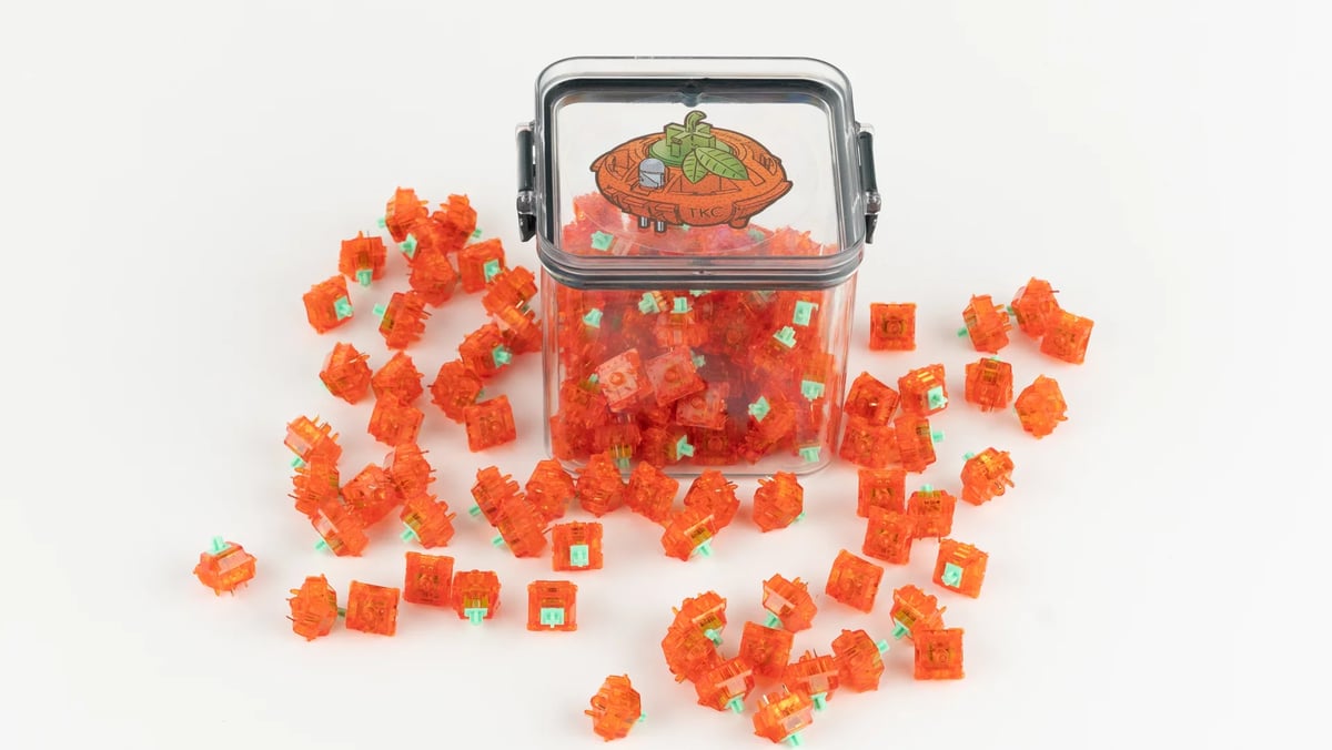 TKC Tangerine Light (62G) | Custom Keyboard Co.