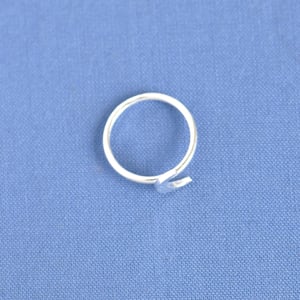 Image of Crescent Moon 950 silver ring