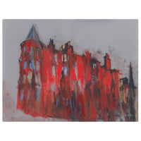 Image 1 of Tenements, Crosshill - Charcoal and Soft Pastels on Card