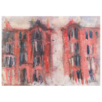 Image 1 of Dowanhill Tenements - Soft Pastels, Charcoal, Pencil and Acrylic Paint on Paper 