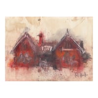 Image 1 of Possil Railway Station, Balmore Road - Charcoal, Soft Pastels,  Pencil and Acrylic Paint on Paper 