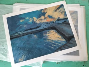 Image of Its Getting Late Belmullet (Giclee Print) 