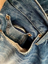 Image 7 of DW DENIM WORLD DISTRESSED JEANS mod SL035