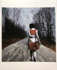 Lonely road quality art print 