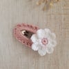 Daisy Crochet Clip 