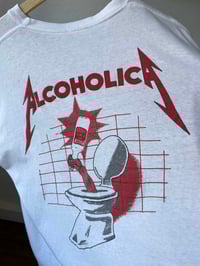 Image 5 of Alcholica 'Drank 'Em All' 80s Cropped XL