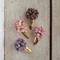 Image 1 of Peony Felt Clip // 4 colors