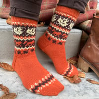 Image 2 of Patron chaussettes Fall Festival