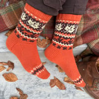 Image 8 of Patron chaussettes Fall Festival