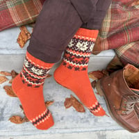 Image 6 of Patron chaussettes Fall Festival