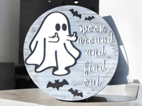 Image 1 of Spook Around and Find Out Ghost Sign
