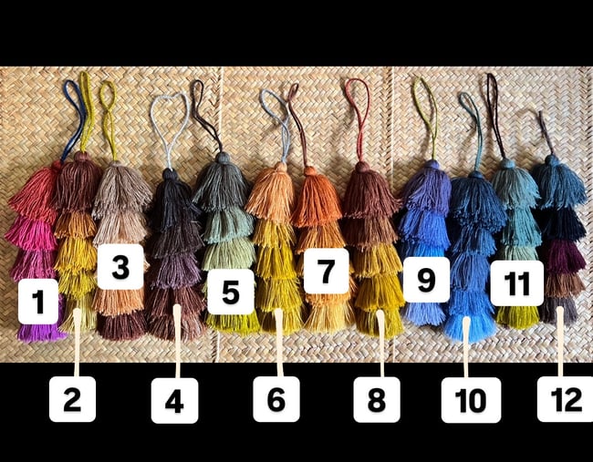 oaxacan tiered tassels