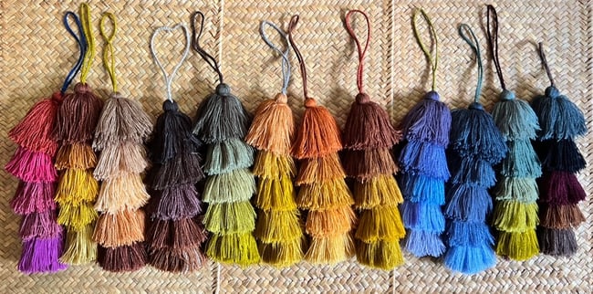 oaxacan tiered tassels