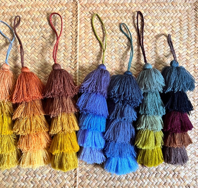 oaxacan tiered tassels