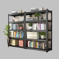 Image 1 of Heavy-Duty 5-Tier Adjustable Garage Shelving Unit - 2000LBS Capacity