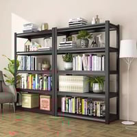 Image 5 of Heavy-Duty 5-Tier Adjustable Garage Shelving Unit - 2000LBS Capacity
