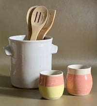 Image 4 of Pink and Yellow Cup