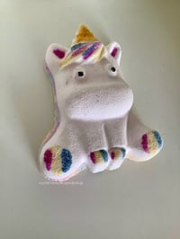 Image 1 of Cosmic Unicorn Bathbomb Handmade Vegan Kawaii Fantasy Halloween Gifts Presents 
