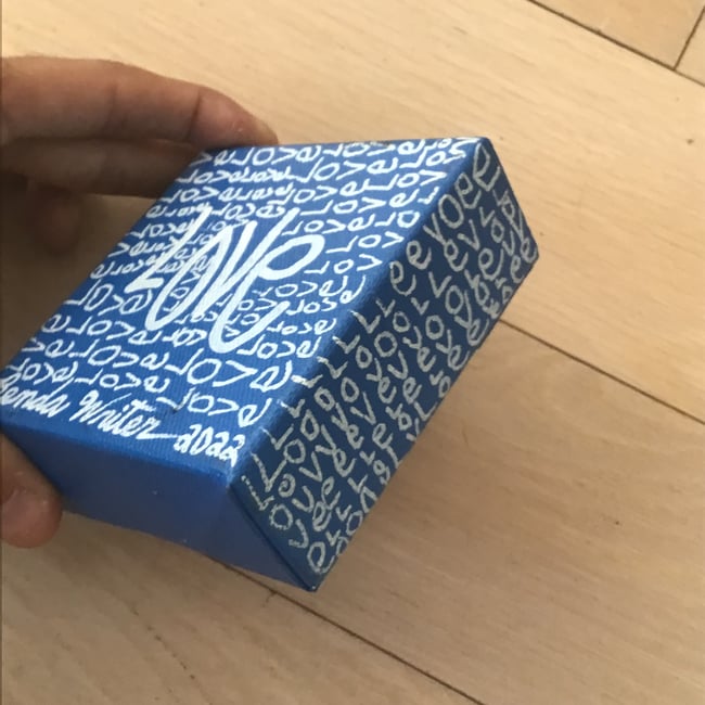 πLOVEπ 4β x 4β x 1.5β Canvas Original