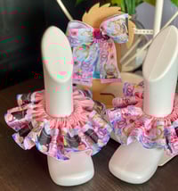 Image 2 of tutu anklet and bow set