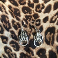 Image 3 of double O earrings