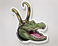 Image 1 of Alligator Loki Stickers