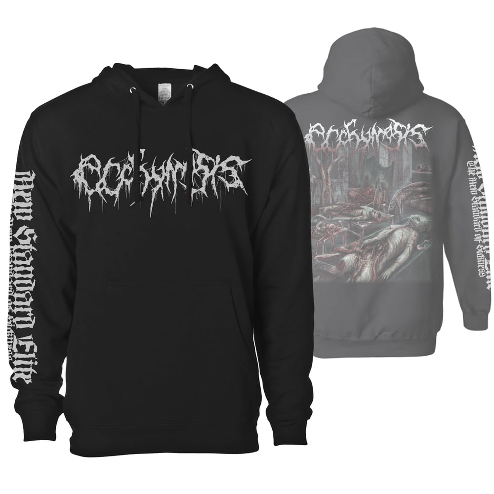 Image of ECCHYMOSIS "CADAVERIC VOMITPLAY" HOODIE