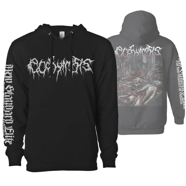 Image of ECCHYMOSIS "CADAVERIC VOMITPLAY" HOODIE