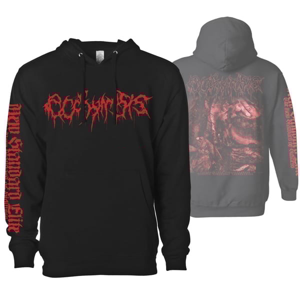 Image of ECCHYMOSIS "PSYCHOPATHIC CONCUPISCENCE TOWARDS HOMICIDAL LACERATIONS" HOODIE