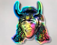 Image 2 of Vote Loki Sticker