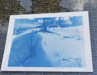 Image 2 of "Miller Beach" Cyanotype