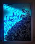 Godzilla Graffiti LED Frame