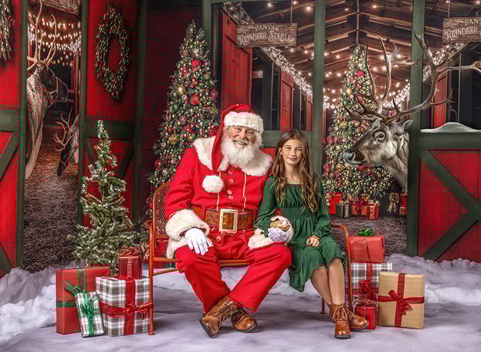 Image of Santa's Reindeer Stable Deluxe Experience