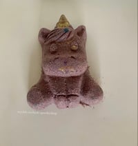 Image 1 of Nightshade Unicorn Bathbomb Handmade Vegan Kawaii Fantasy Halloween Bath Gifts Presents 