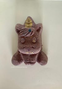 Image 2 of Nightshade Unicorn Bathbomb Handmade Vegan Kawaii Fantasy Halloween Bath Gifts Presents 