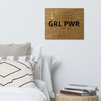 Image 6 of GRL PWR Glossy Metal Print w/ Wood Frame