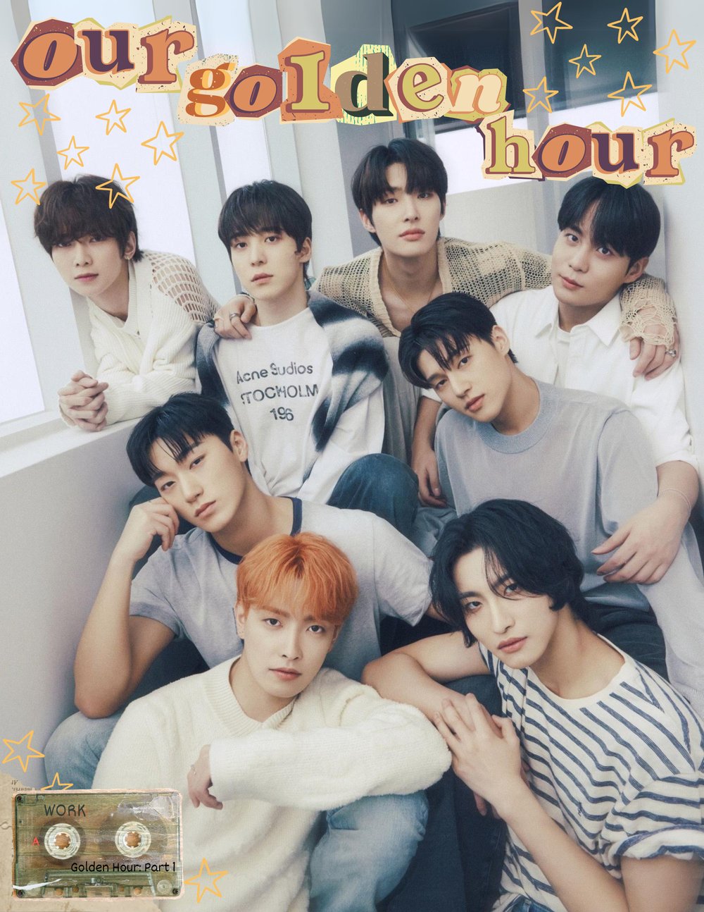 Image of Ateez 'Our Golden Hour' Poster 