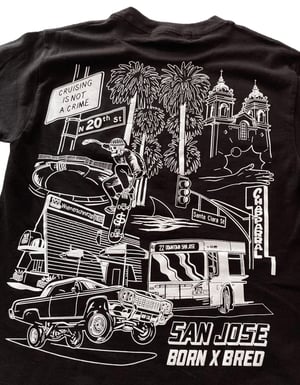 Image of SJ BornXBred Tee (Black)