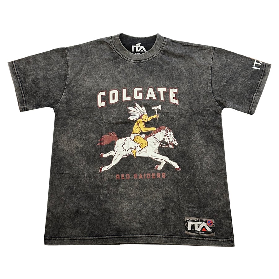 Image of Colgate Red Raiders T-shirt Acid Wash