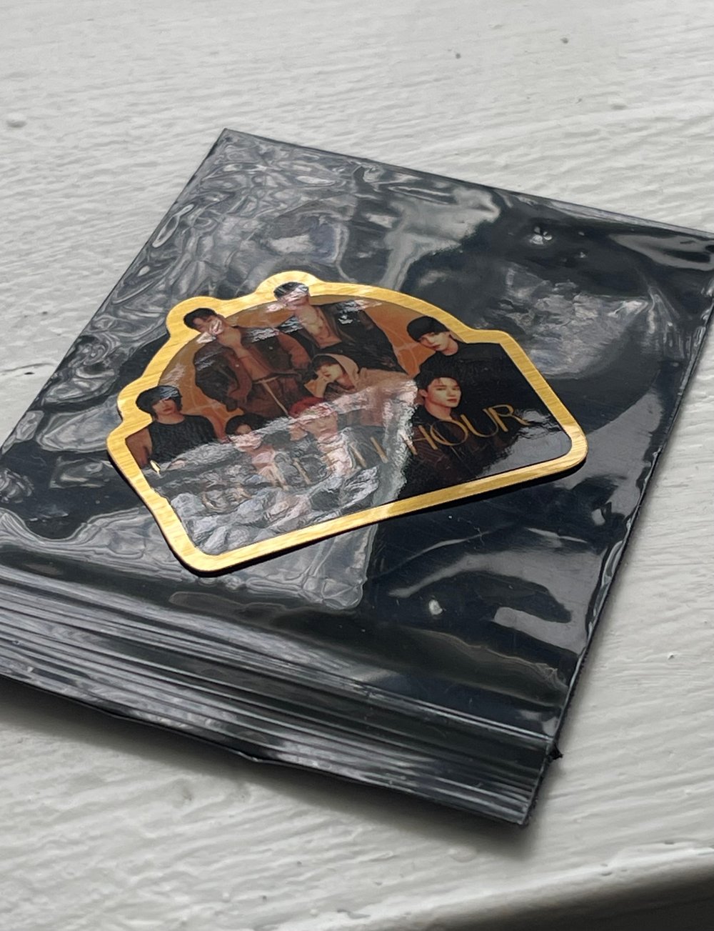 Image of Ateez 'Our Golden Hour' Gold Sticker