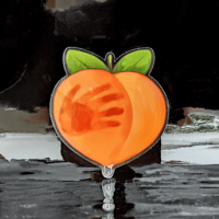 Image 2 of Slap Peach - Sticker