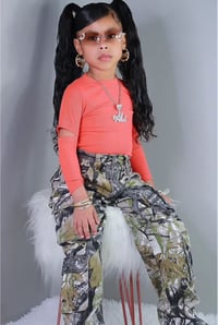 Image 2 of Unisex Camo Cargo Jeans